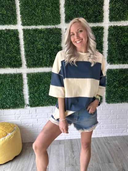 Bright Side Stripe Tee