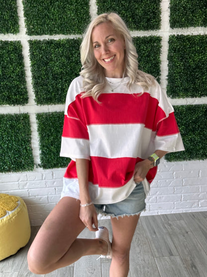 Bright Side Stripe Tee