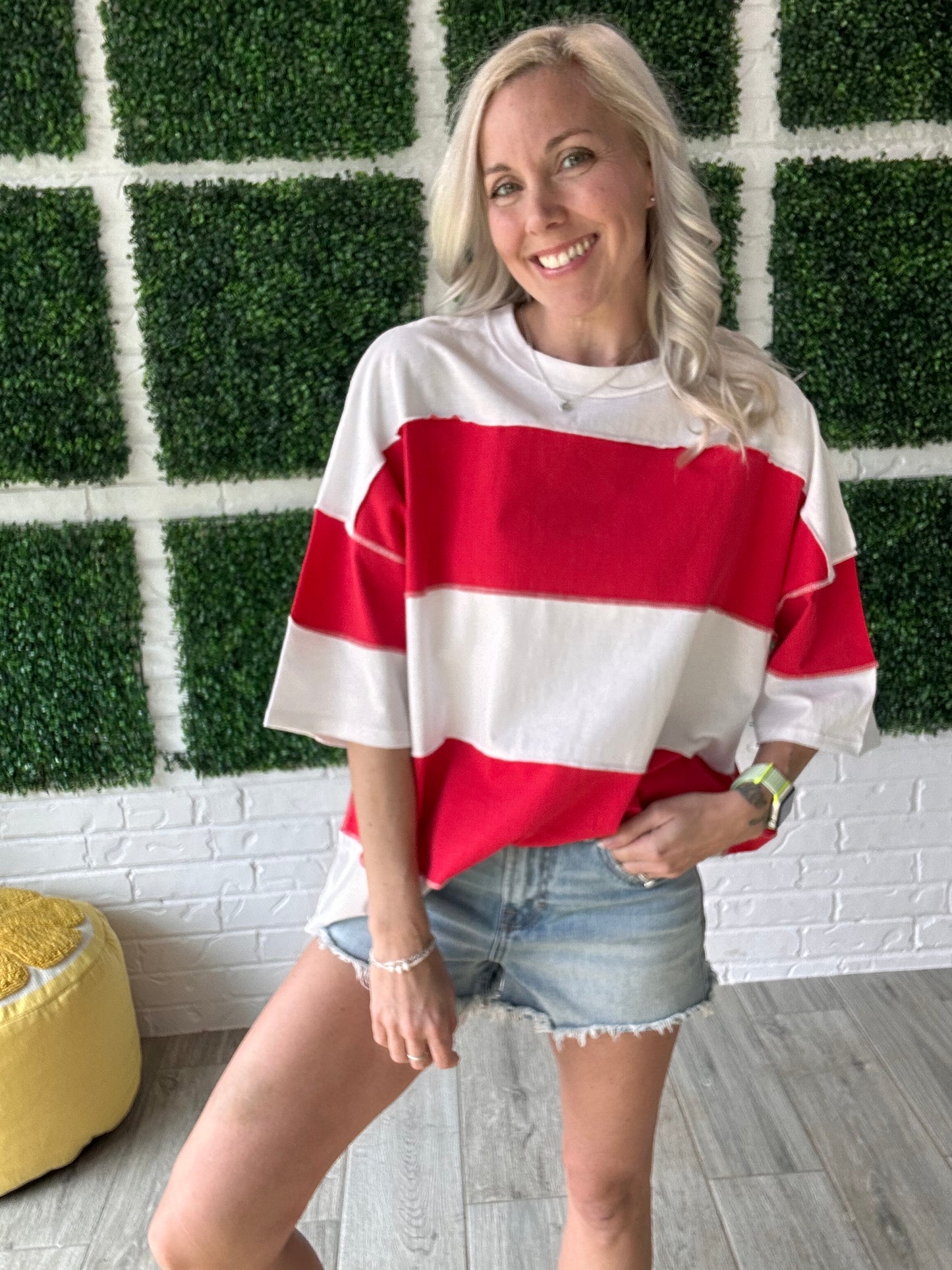 Bright Side Stripe Tee