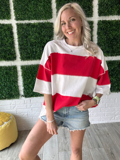 Bright Side Stripe Tee