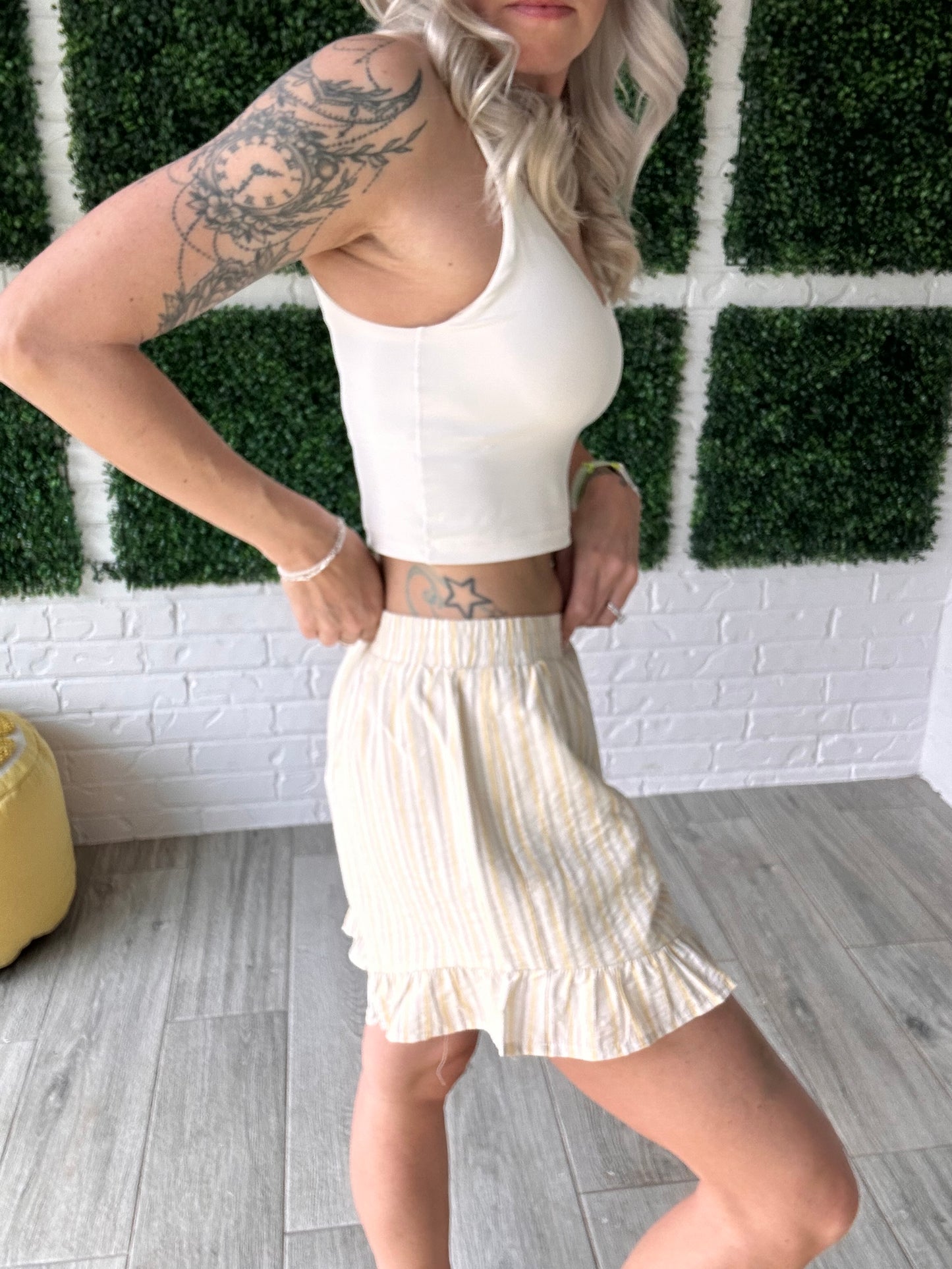 Golden Hour Stripe Shorts