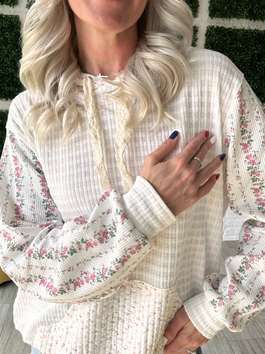 Wildflower Waffle Hoodie