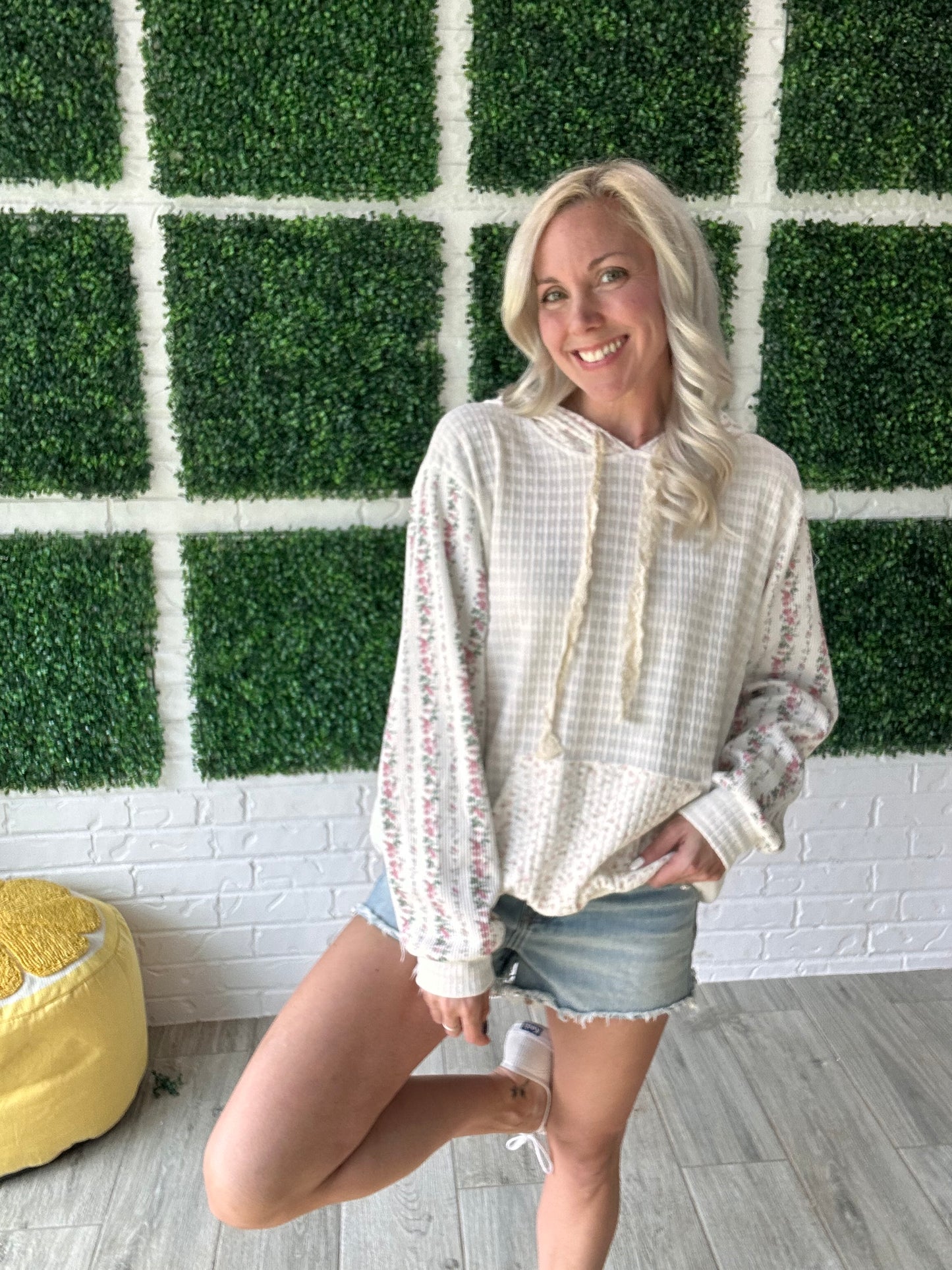 Wildflower Waffle Hoodie
