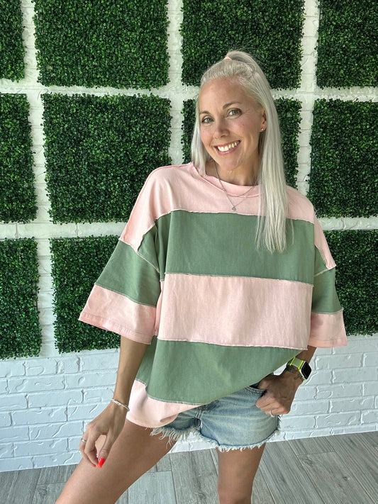 Bright Side Stripe Tee
