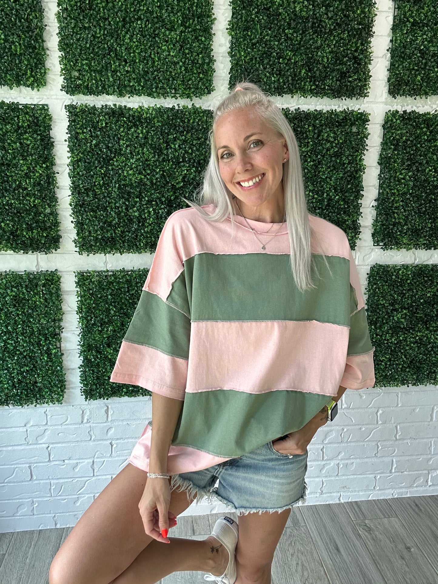 Bright Side Stripe Tee