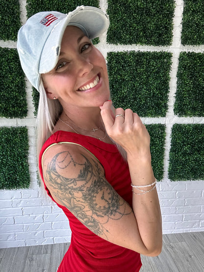 Vintage Flag Darling Cap