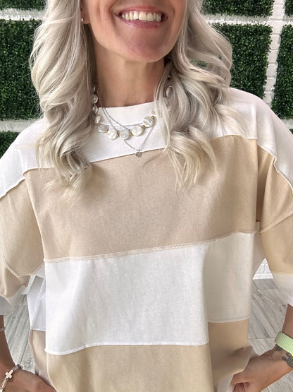 Bright Side Stripe Tee