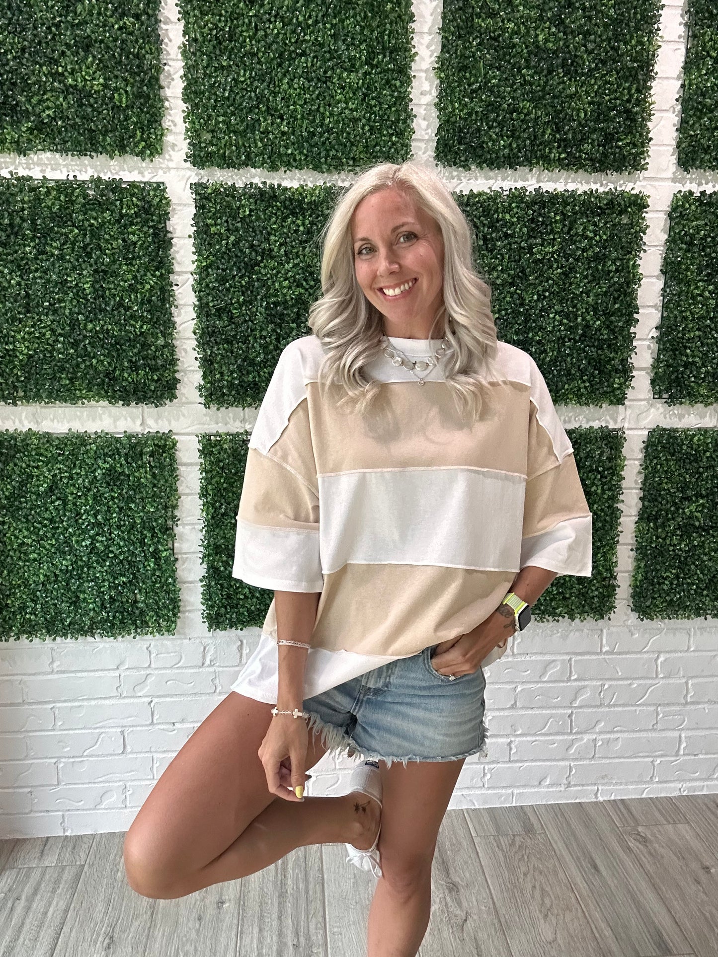 Bright Side Stripe Tee