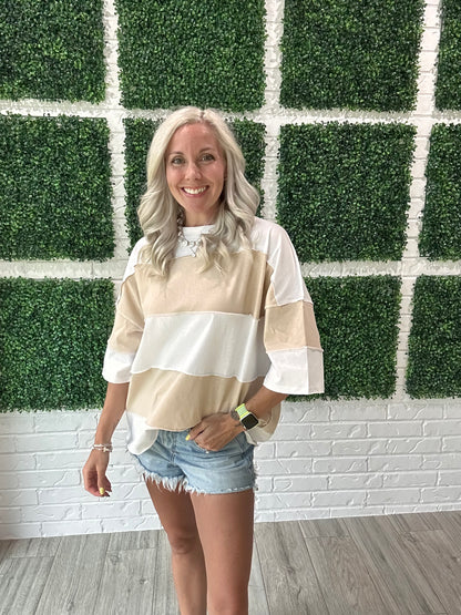Bright Side Stripe Tee
