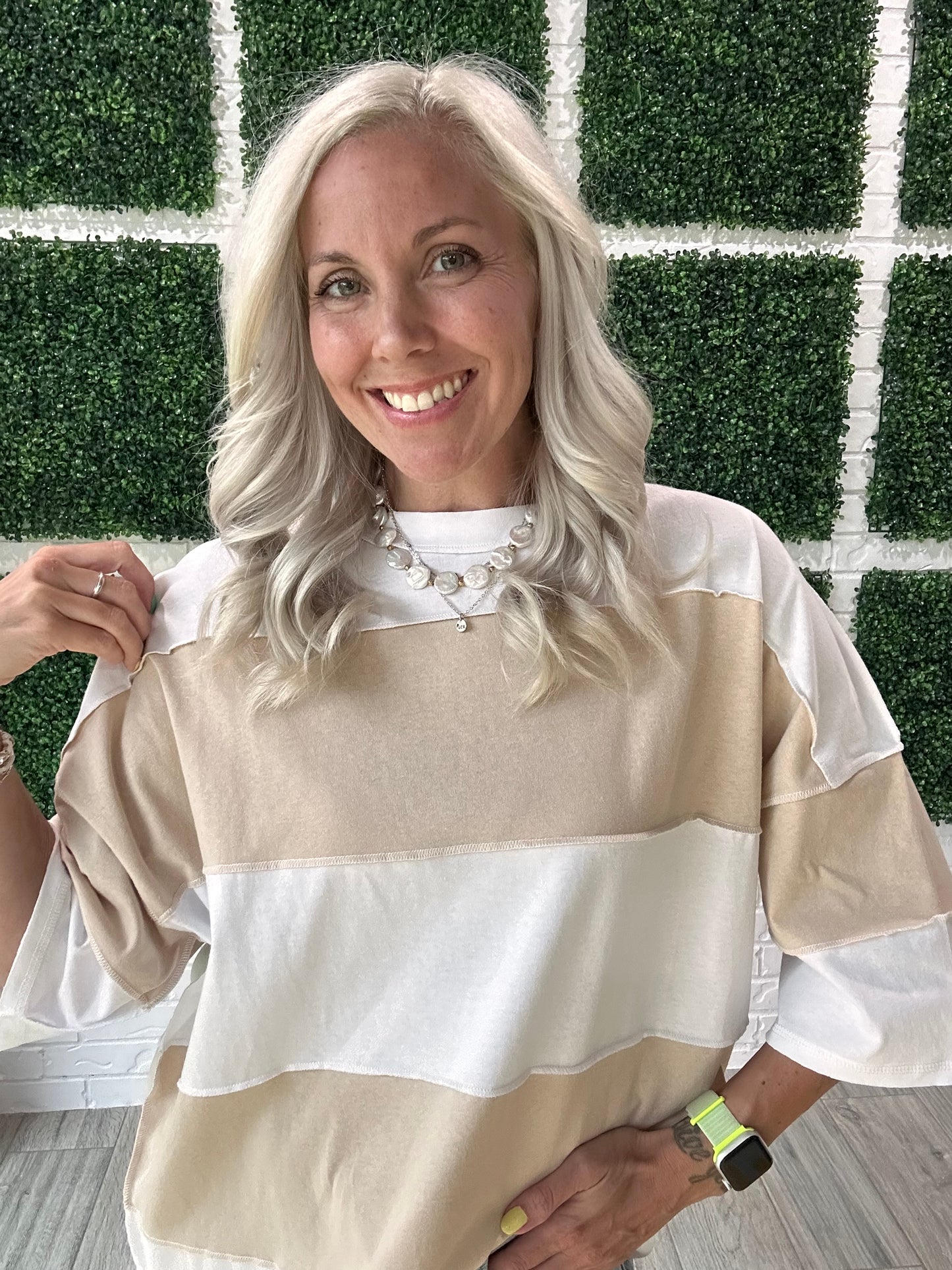 Bright Side Stripe Tee