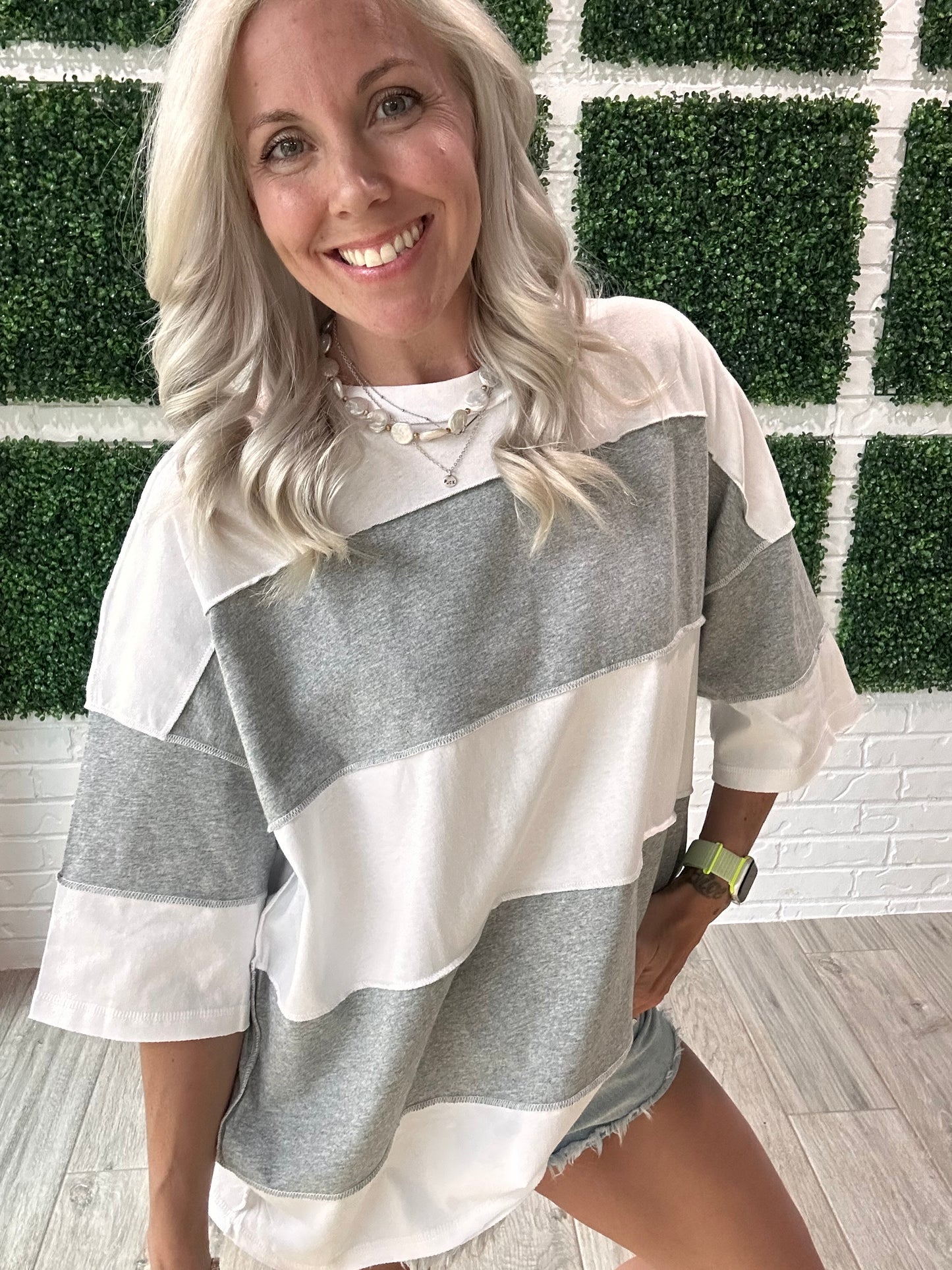 Bright Side Stripe Tee