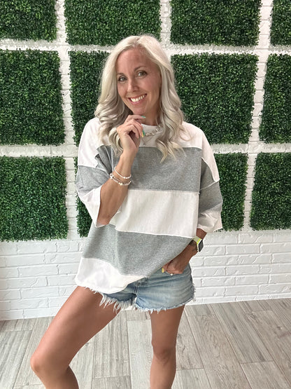 Bright Side Stripe Tee