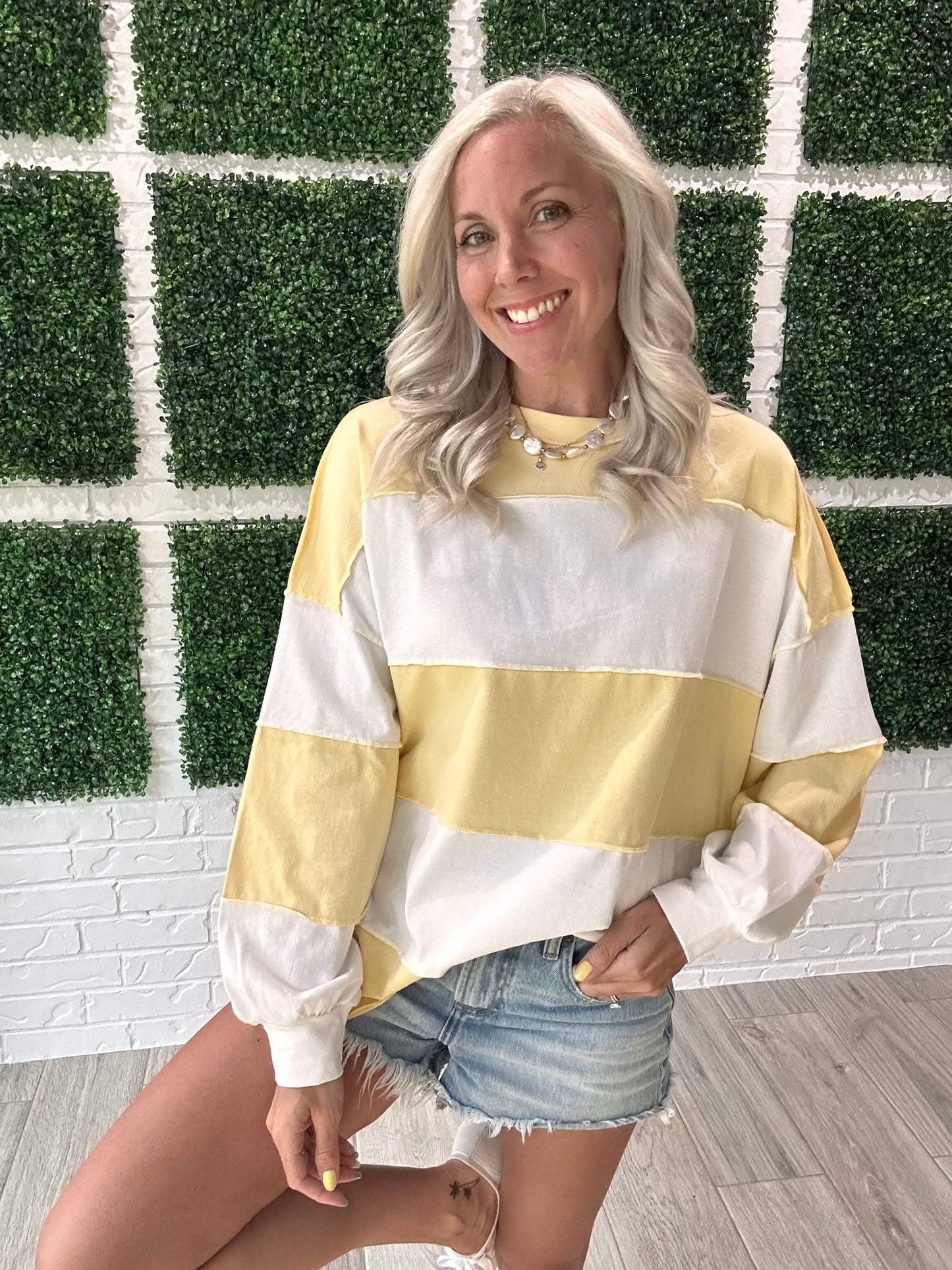 Bright Side Stripe Long Sleeve