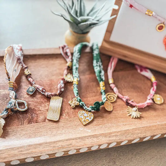 Bandana Charm Necklace