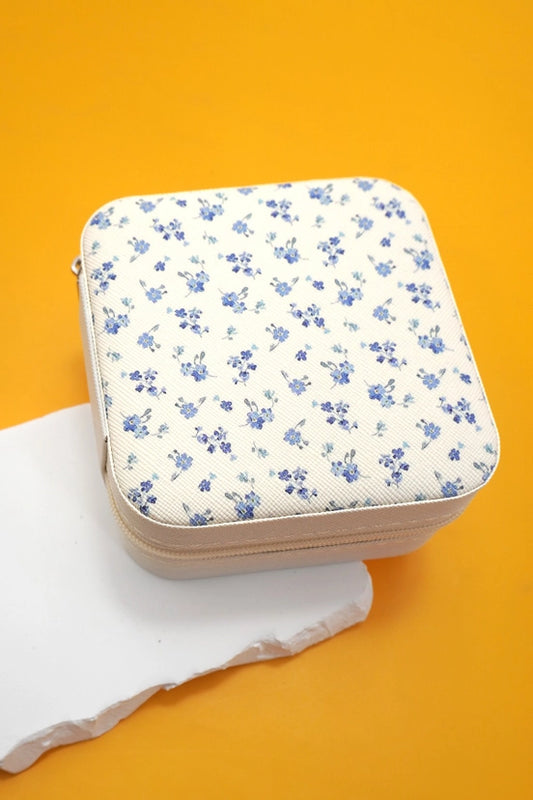 Floral Travel Jewelry Box