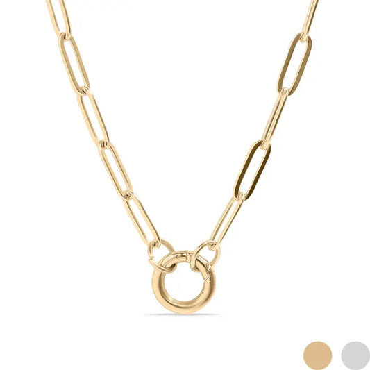 Carabiner Charm Holder- 18k PVD